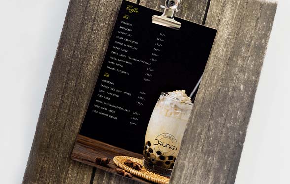 Menu Card